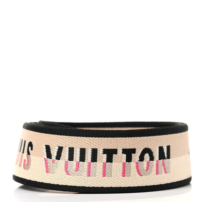 Louis Vuitton Jacquard Speedy Bandouliere 20 Shoulder Strap Black 2 of 3
