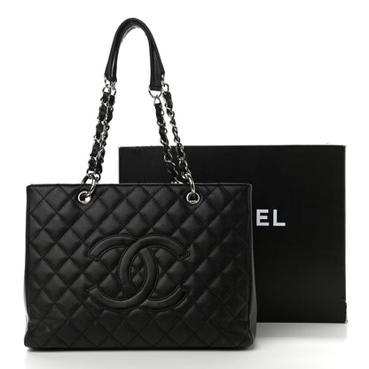 Chanel Caviar Quilted Grand Shopping Tote GST Black 11 of 11