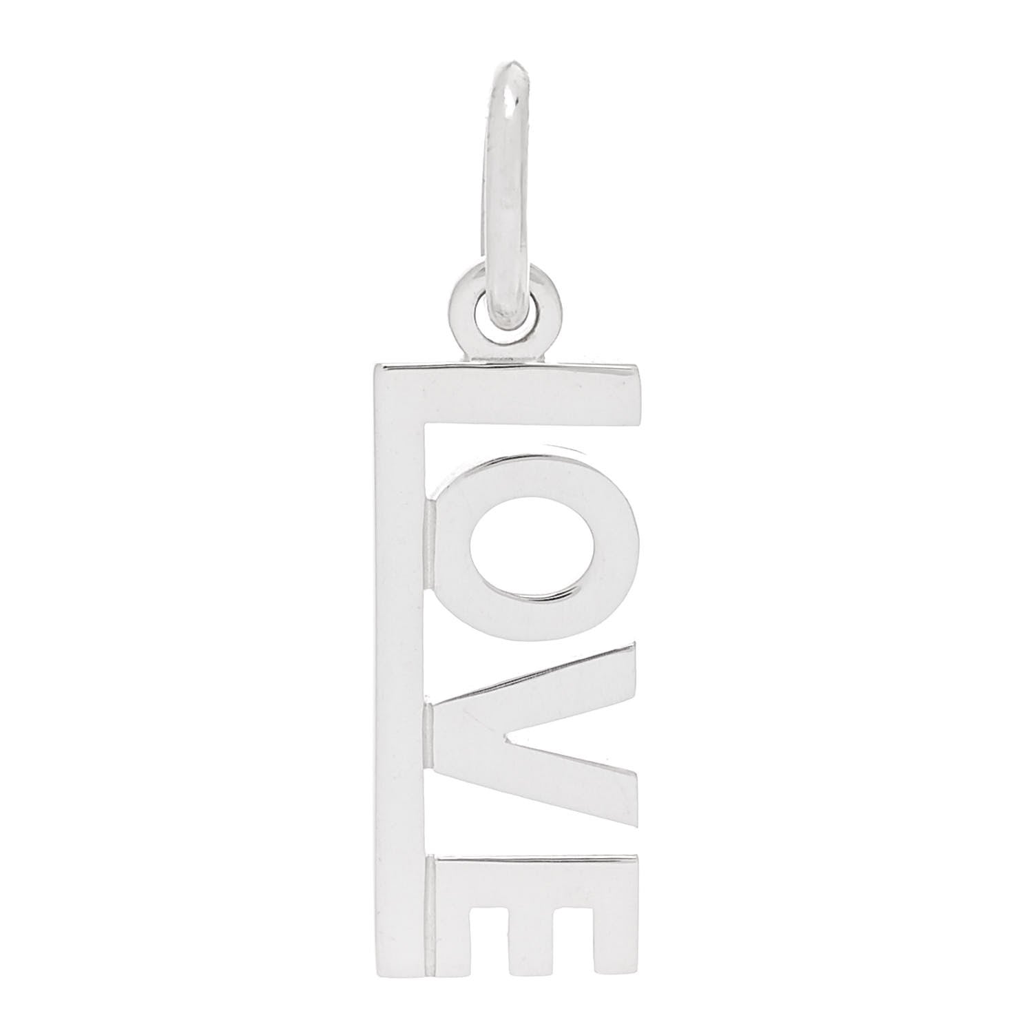 Tiffany Sterling Silver LOVE Charm 1 of 4