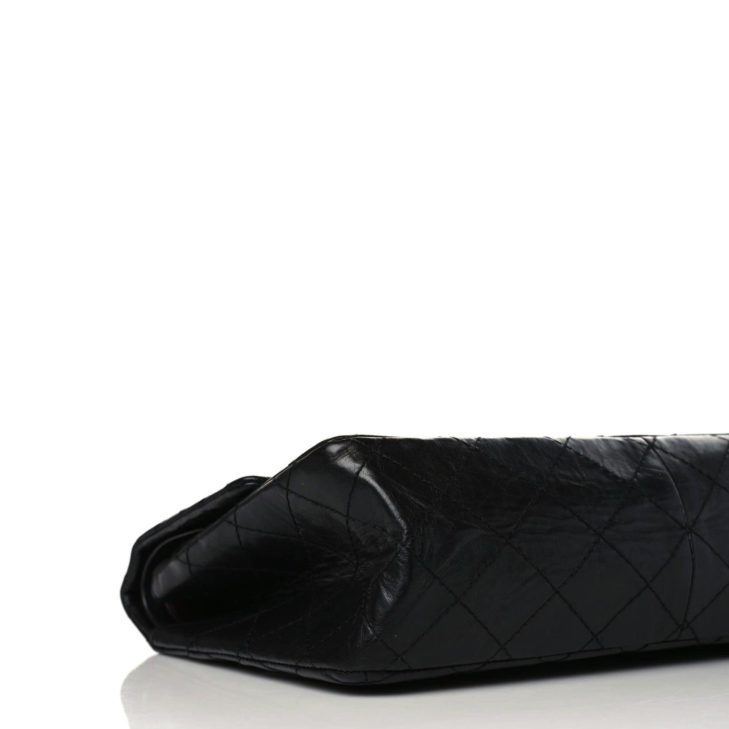 Aged Calfskin Quilted 2.55 Reissue 226 Flap Black