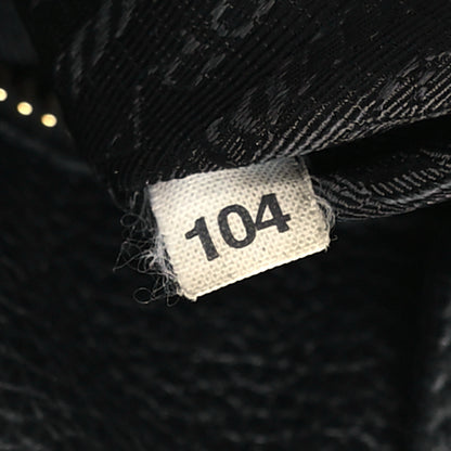 Prada Vitello Daino Shoulder Bag Black 7 of 12