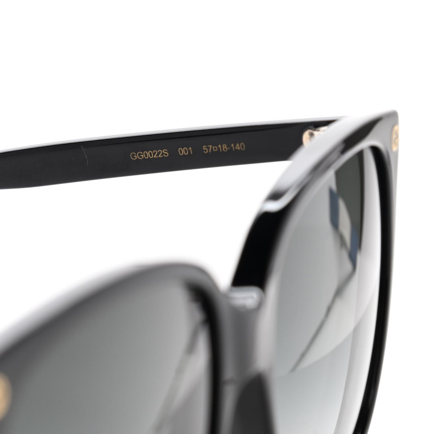 Acetate GG Sunglasses GG0022S Black