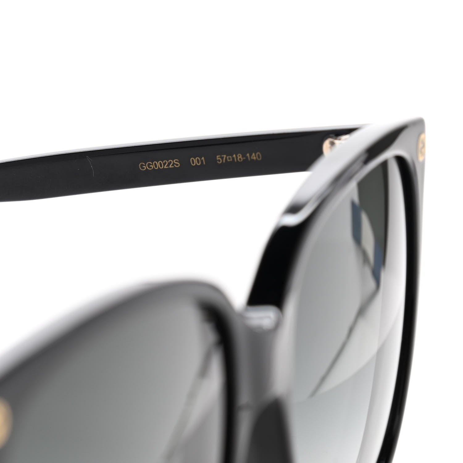 Gucci Acetate GG Sunglasses GG0022S Black 6 of 8