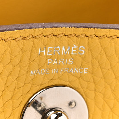 Hermes Taurillon Clemence Mini Lindy 20 Sun 6 of 11