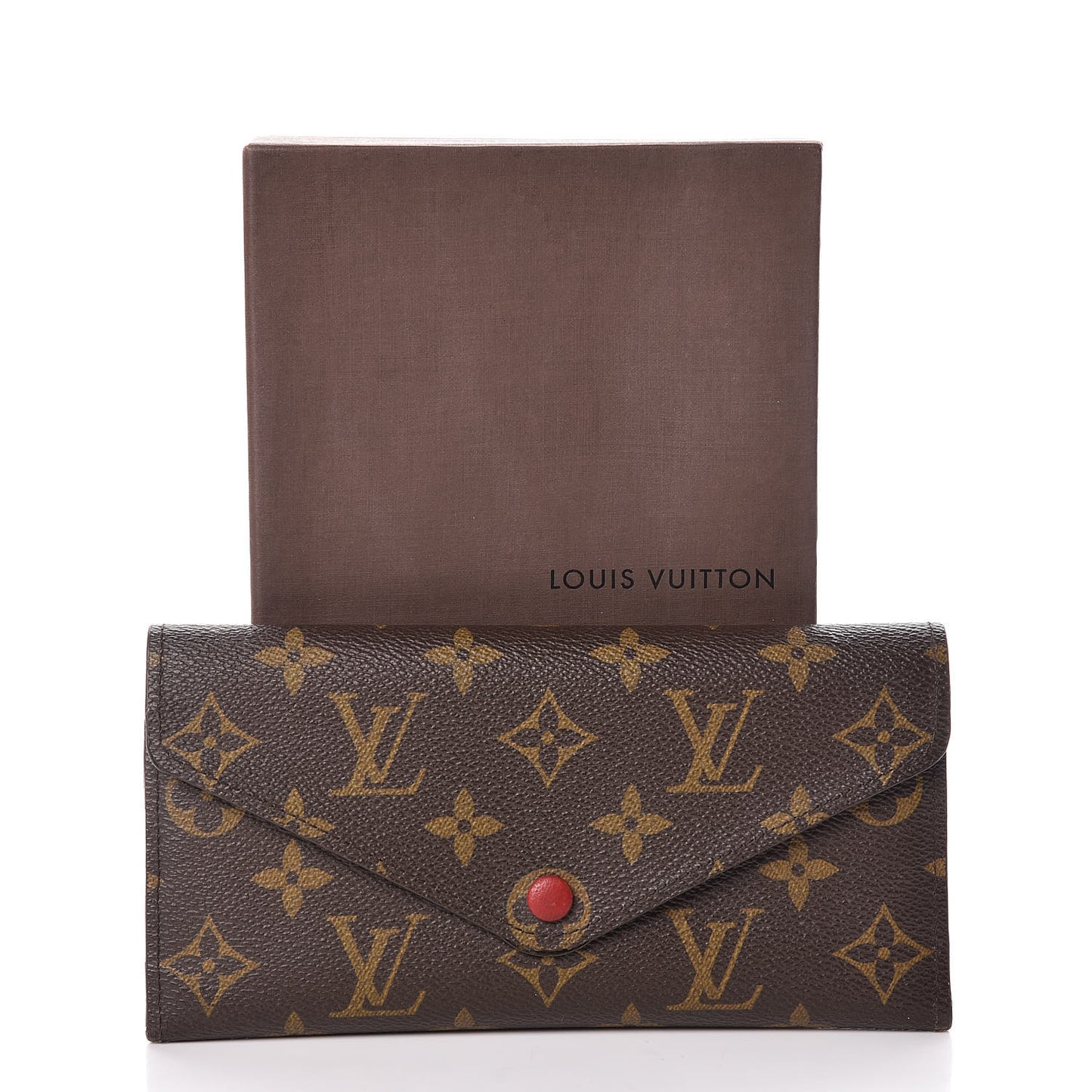 Monogram Josephine Wallet Red