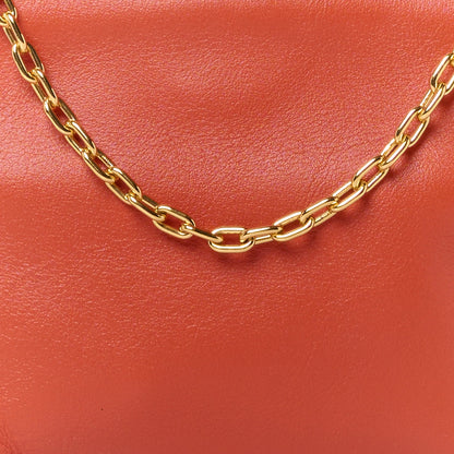 Loewe Calfskin Nano Flamenco Knot Clutch Orange 8 of 10