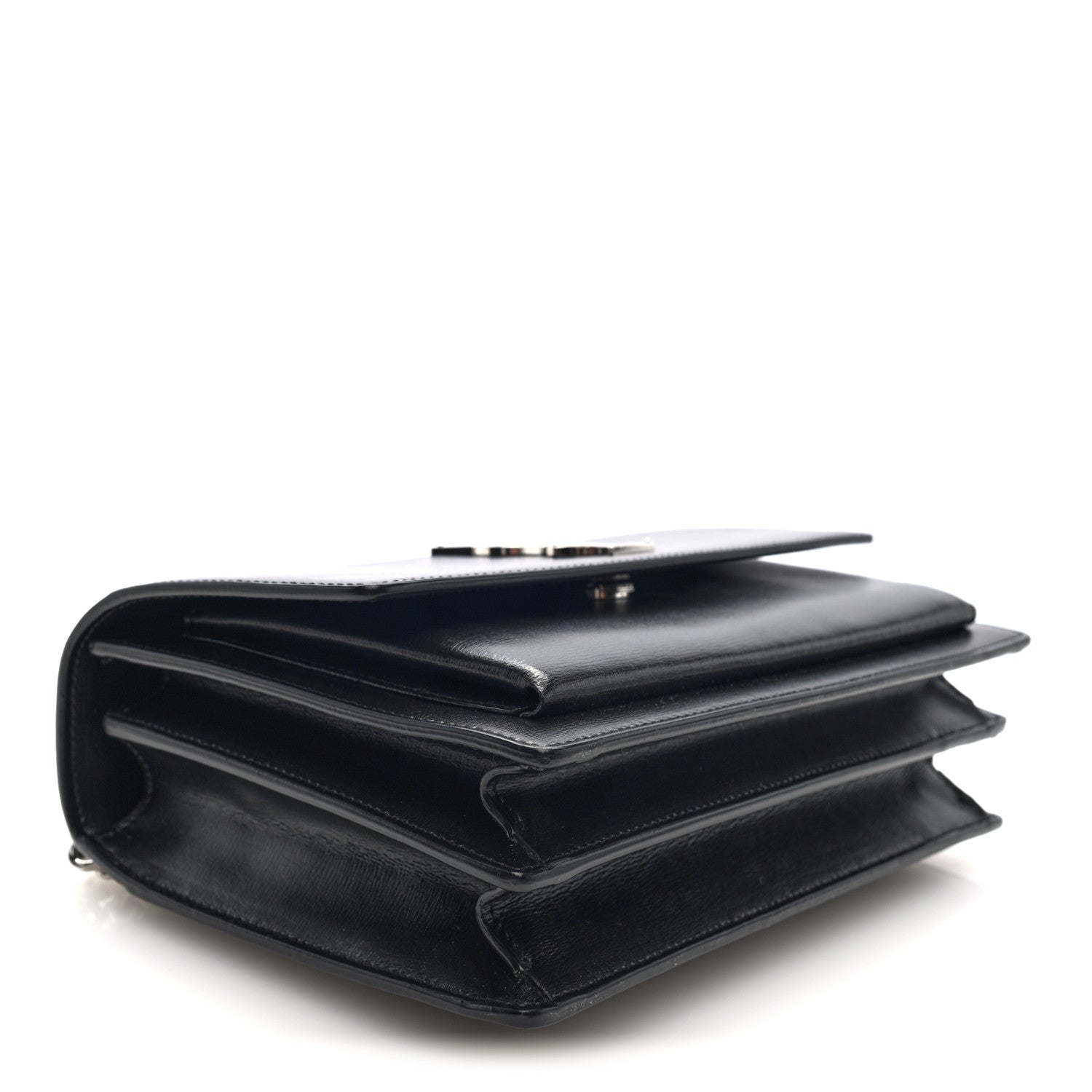 Saint Laurent Calfskin Medium Monogram Sunset Black 1863962