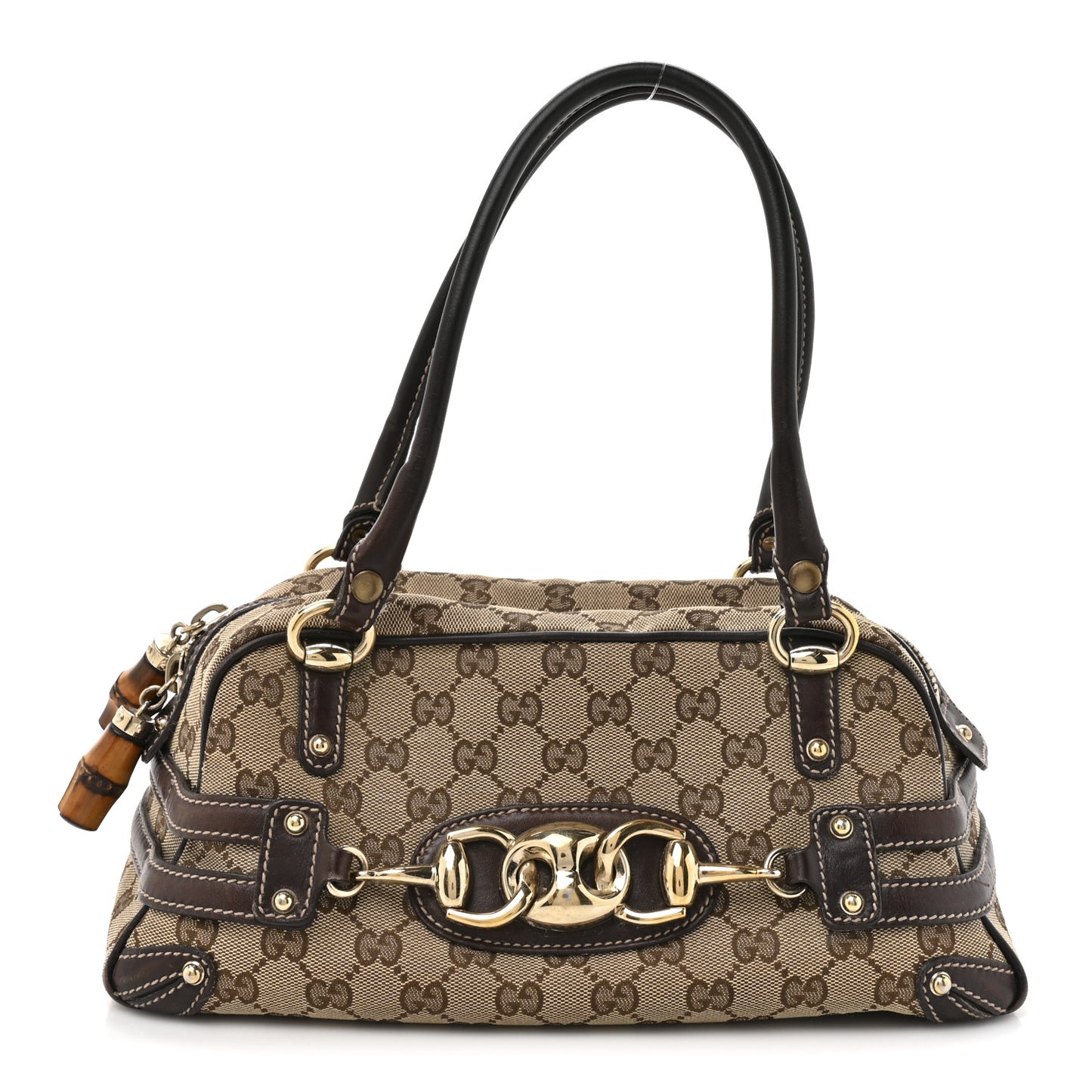 Monogram Medium Wave Boston Dark Brown