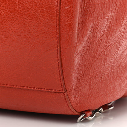 Balenciaga Agneau Giant 12 Hardware Zip Traveler Backpack Rouge Ambre 6 of 13