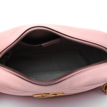 Gucci Calfskin Matelasse Small GG Marmont Chain Shoulder Bag Perfect Pink 5 of 18