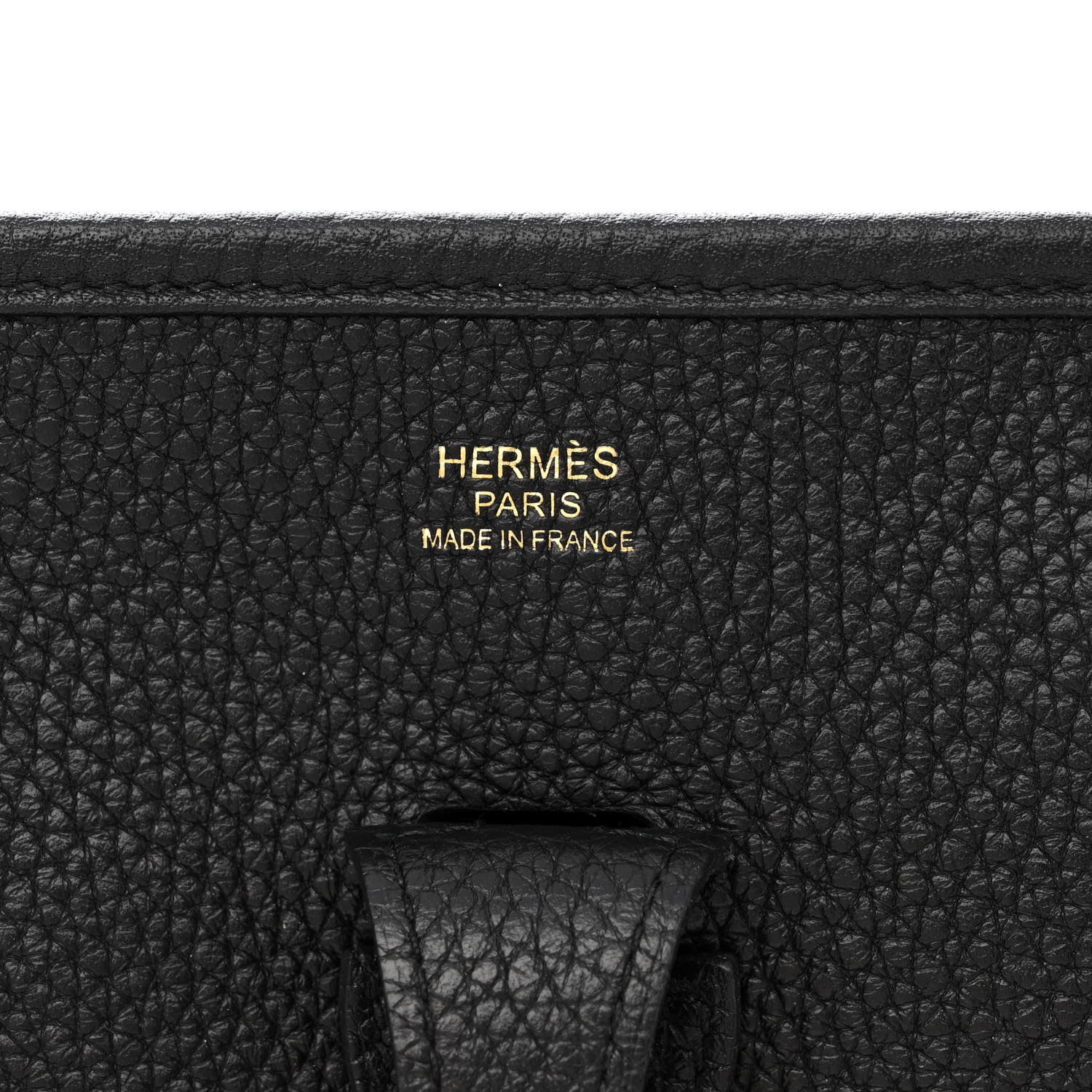 Hermes Taurillon Clemence Evelyne III PM Black 6 of 10