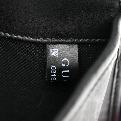 Gucci GG Supreme Monogram Web Slim Belt Bag Black Grey 7 of 14