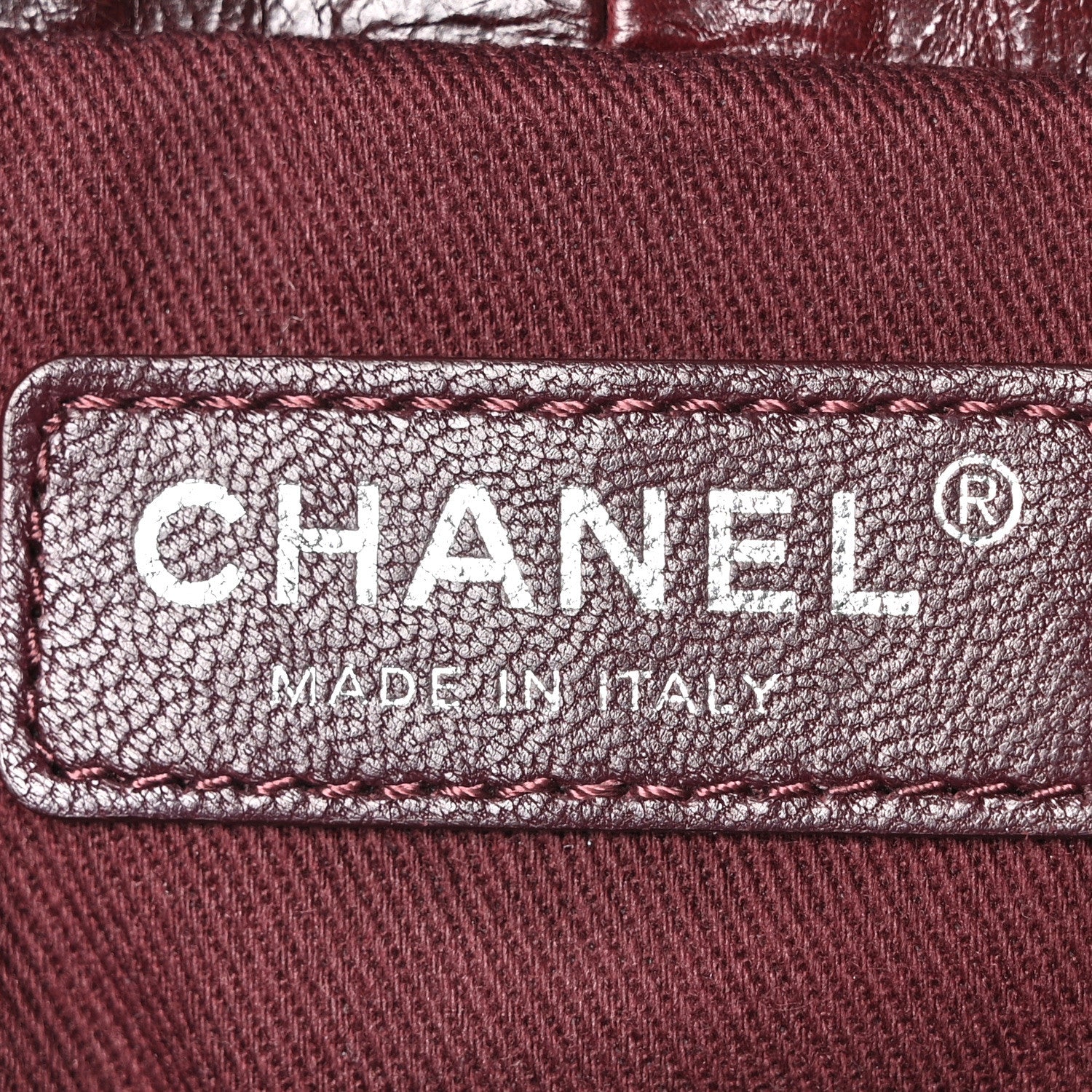 Chanel Glazed Calfskin Quilted Large Salzburg Backpack Burgundy 6 of 10