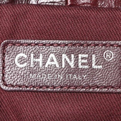Chanel Glazed Calfskin Quilted Large Salzburg Backpack Burgundy 6 of 10