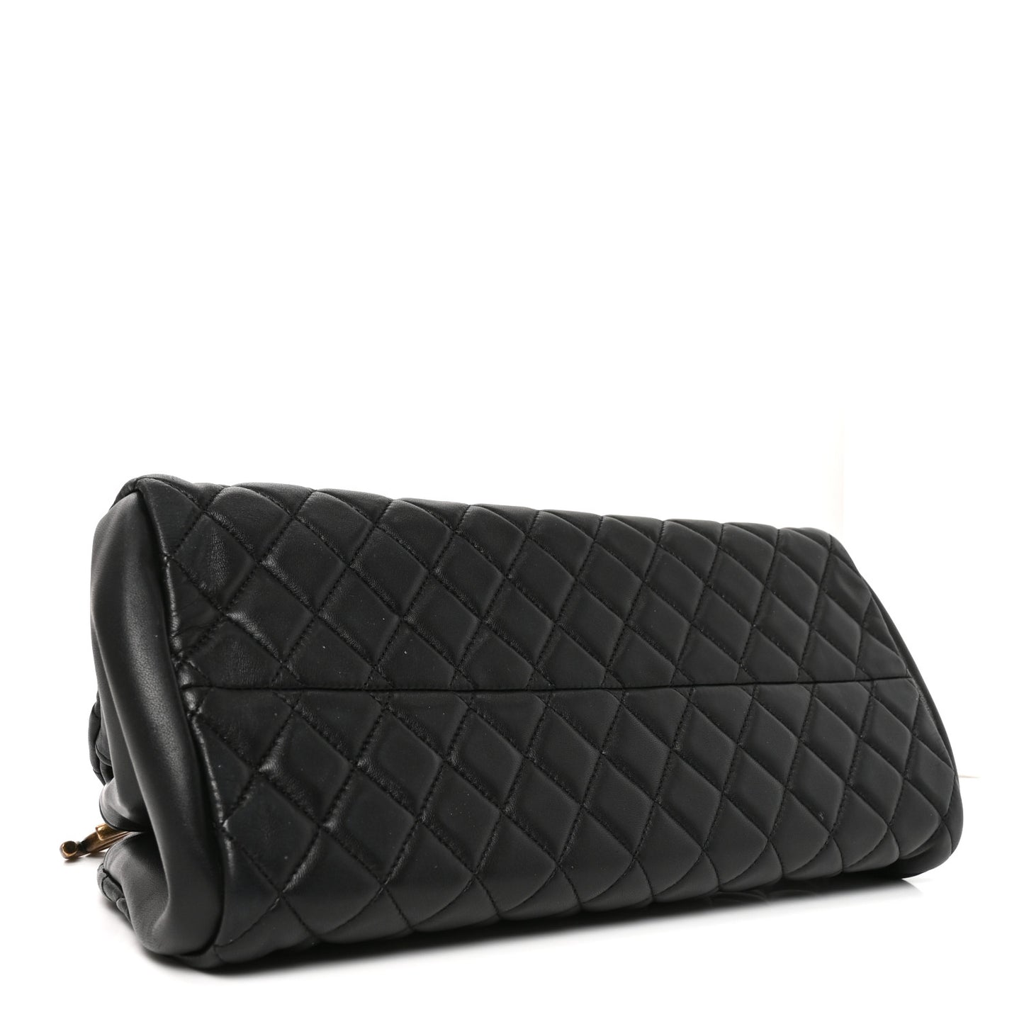 Lambskin Quilted Medium Just Mademoiselle Black