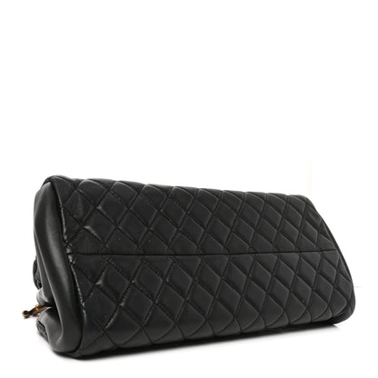 Chanel Lambskin Quilted Medium Just Mademoiselle Black 4 of 10