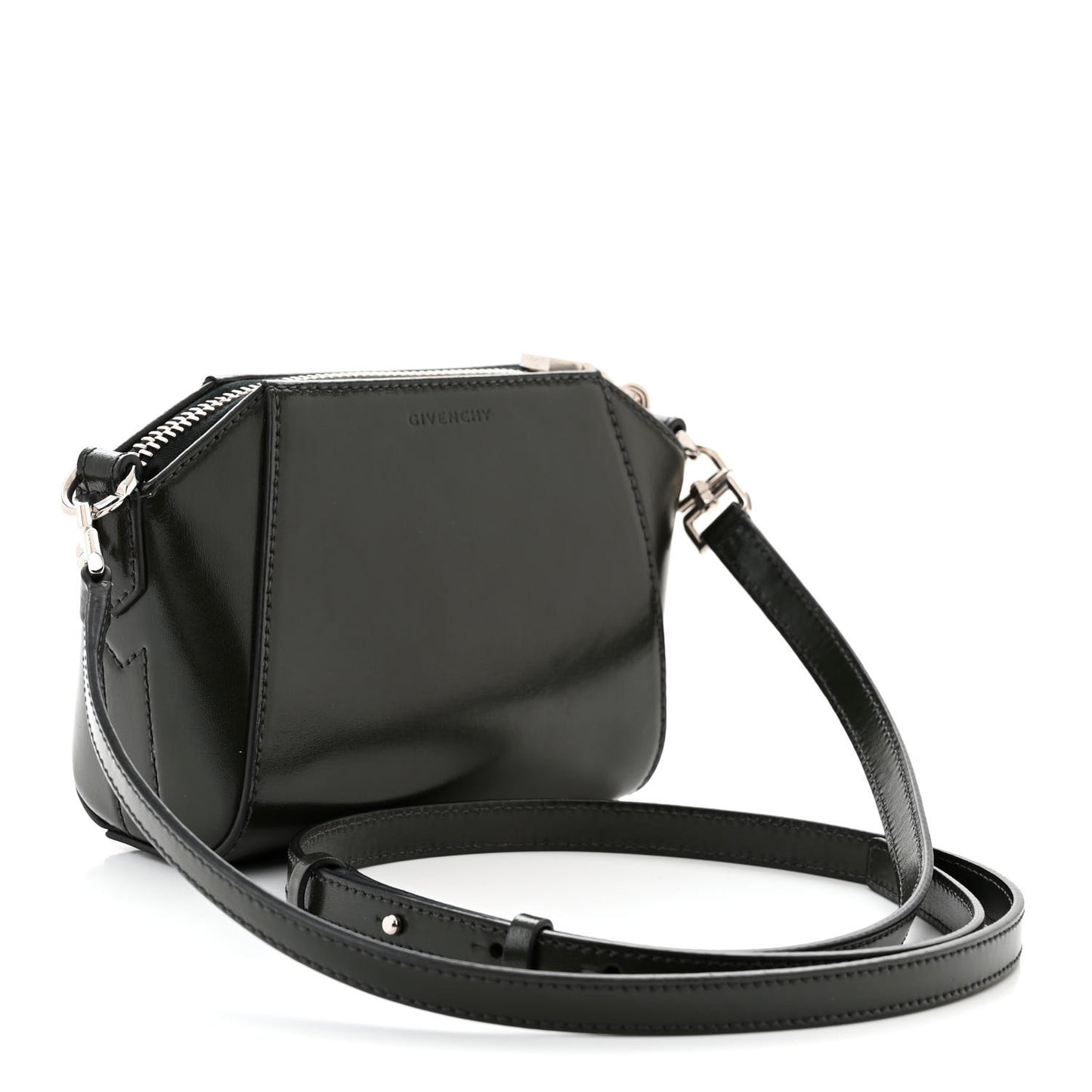 Smooth Calfskin Nano Antigona Green Forest
