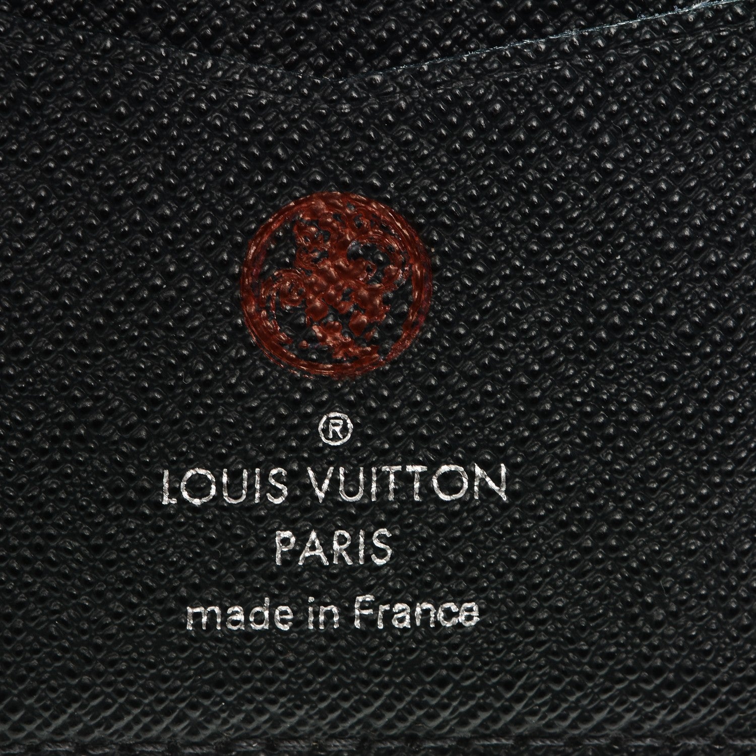 Louis Vuitton Monogram Cobalt Pocket Organizer NM Red Stripes 6 of 7