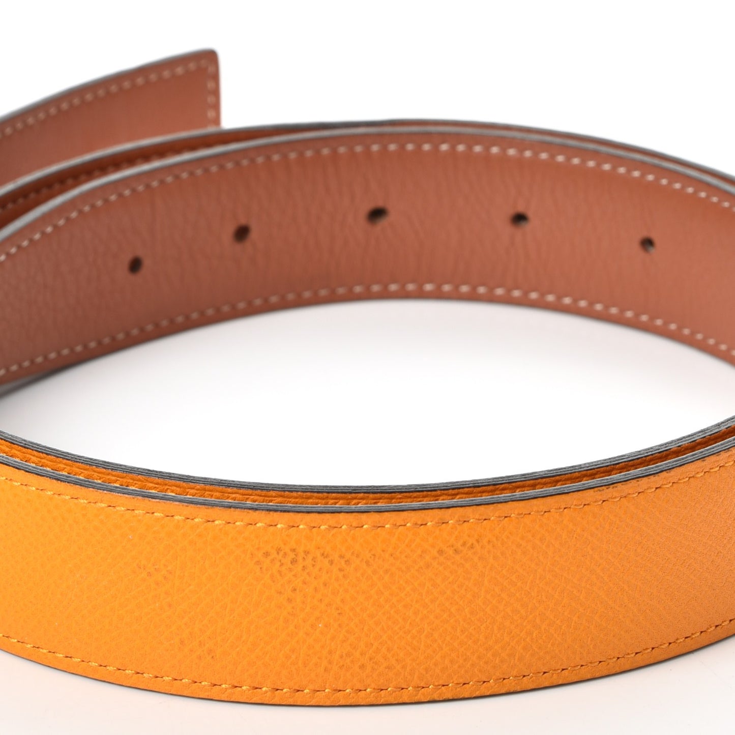 Swift Epsom 32mm Belt Strap 95 Mangue Gold