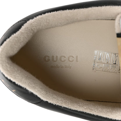 Gucci Calfskin Web Mens Screener Sneakers 41 Black White 8 of 9