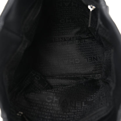 Chanel Lambskin Square Stitched Tote Black 5 of 11