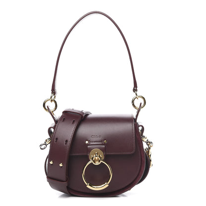 Chloe Calfskin Small Tess Bag Burnt Brown 1 of 10