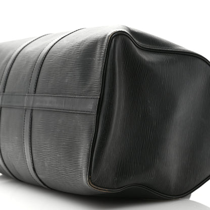 Louis Vuitton Epi Keepall 50 Black 9 of 13