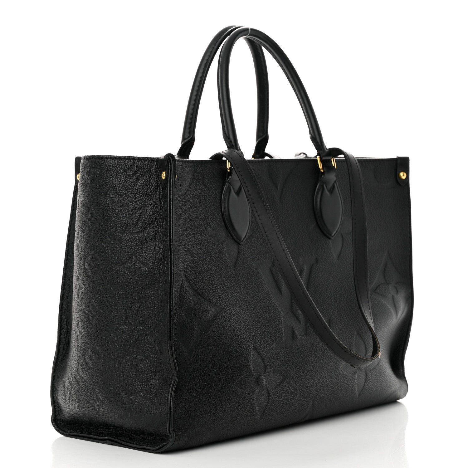Louis Vuitton Empreinte Monogram Giant Onthego MM Black 3 of 25