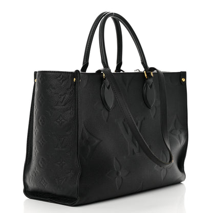 Louis Vuitton Empreinte Monogram Giant Onthego MM Black 3 of 25