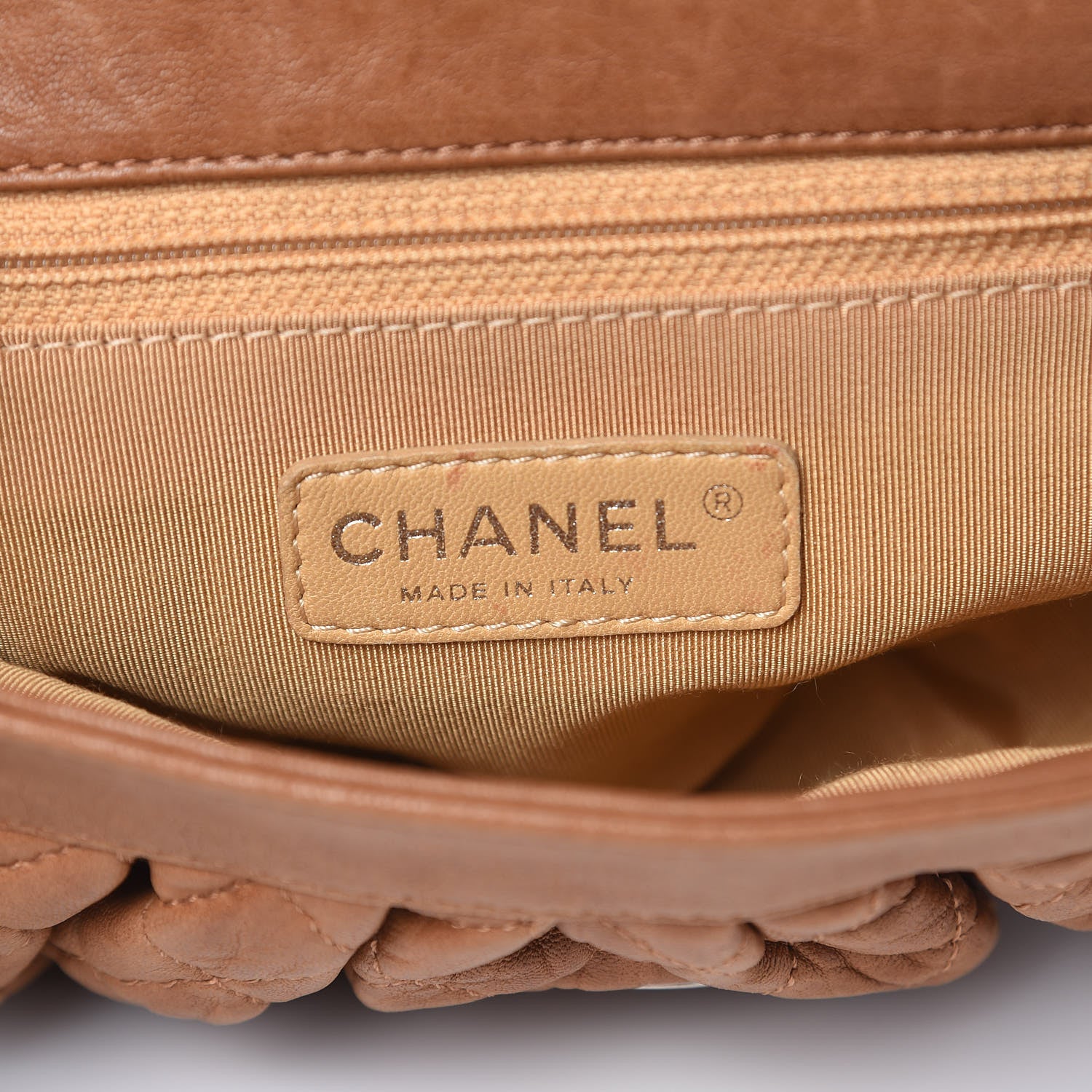 Chanel Washed Lambskin Mini Chain Around Messenger Brown 6 of 12