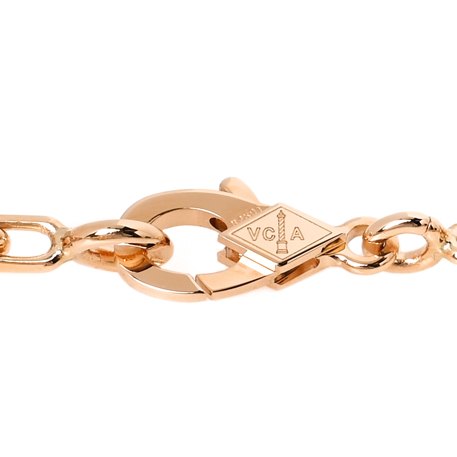 Van Cleef & Arpels 18K Yellow Gold Black Onyx 5 Motifs Vintage Alhambra Bracelet 4 of 7