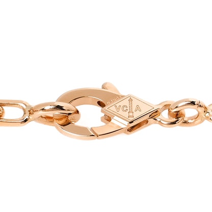Van Cleef & Arpels 18K Yellow Gold Black Onyx 5 Motifs Vintage Alhambra Bracelet 4 of 7