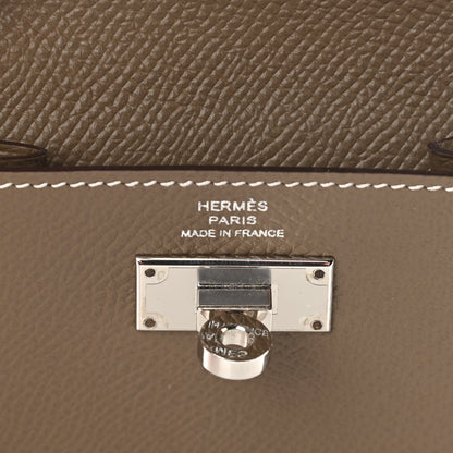 Hermes Epsom Kelly Pocket Compact Wallet Etoupe 6 of 10