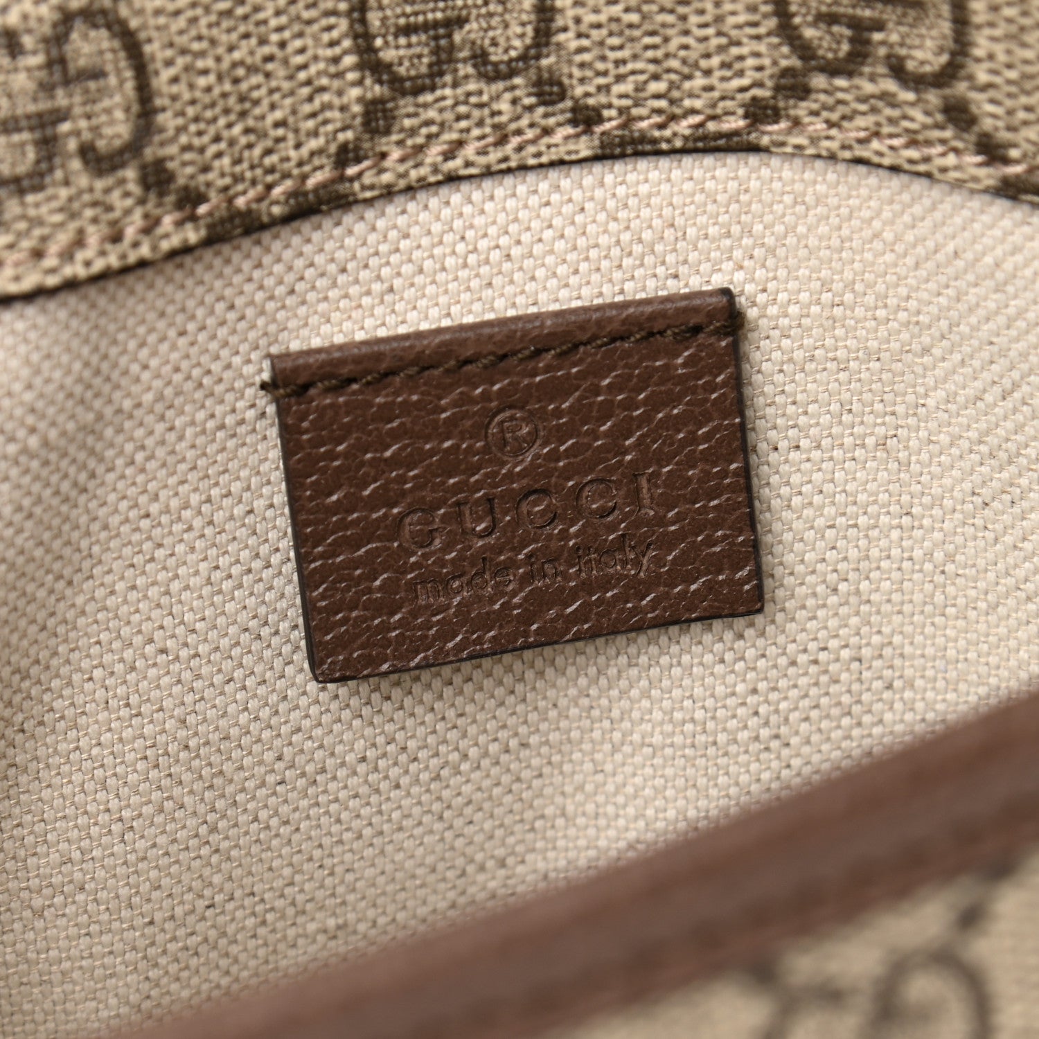 Gucci GG Supreme Monogram Neo Vintage Web Belt Bag Brown 6 of 10