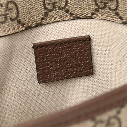 Gucci GG Supreme Monogram Neo Vintage Web Belt Bag Brown 6 of 10