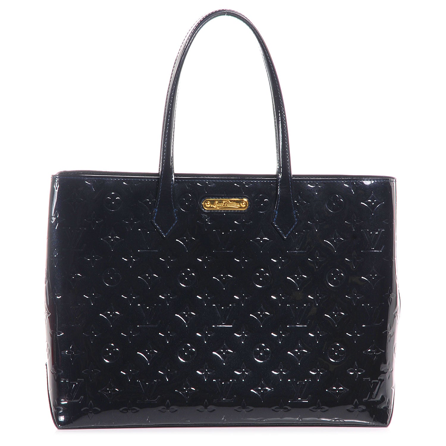 Louis Vuitton Vernis Wilshire MM Blue Infini 1 of 8