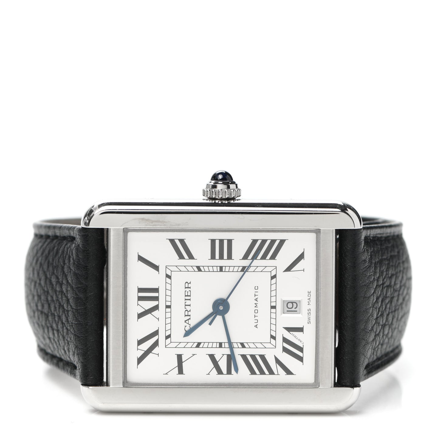 Stainless Steel Calfskin 31mm Tank Solo Automatic Watch
