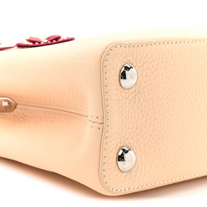 Louis Vuitton Taurillon Mechanical Flowers Capucines BB Dune 10 of 13