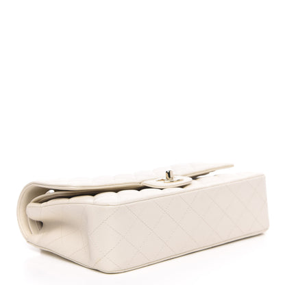 Chanel Caviar Quilted Medium Double Flap White 4 of 11