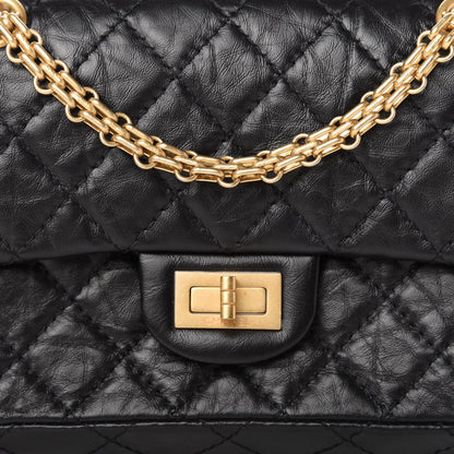 Chanel Aged Calfskin Quilted 2.55 Reissue Mini Flap Black 10 of 11