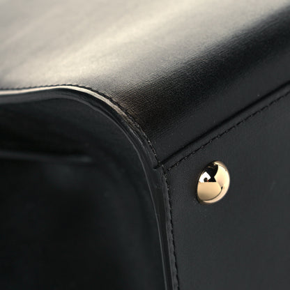 Delvaux Grained Calfskin MM Brillant Satchel Black 11 of 12