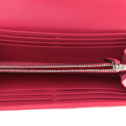 MCM Patent Monogram Continental Flap Wallet Love Potion 7 of 10