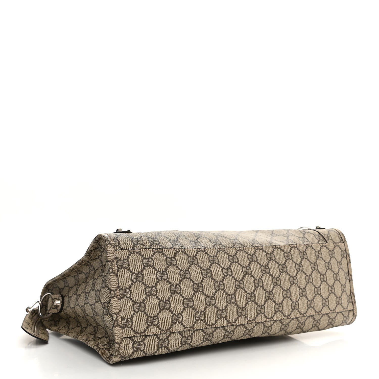 Balenciaga X GUCCI GG Supreme Monogram Neo Classic Silver Hardware City Beige Ebony 4 of 10