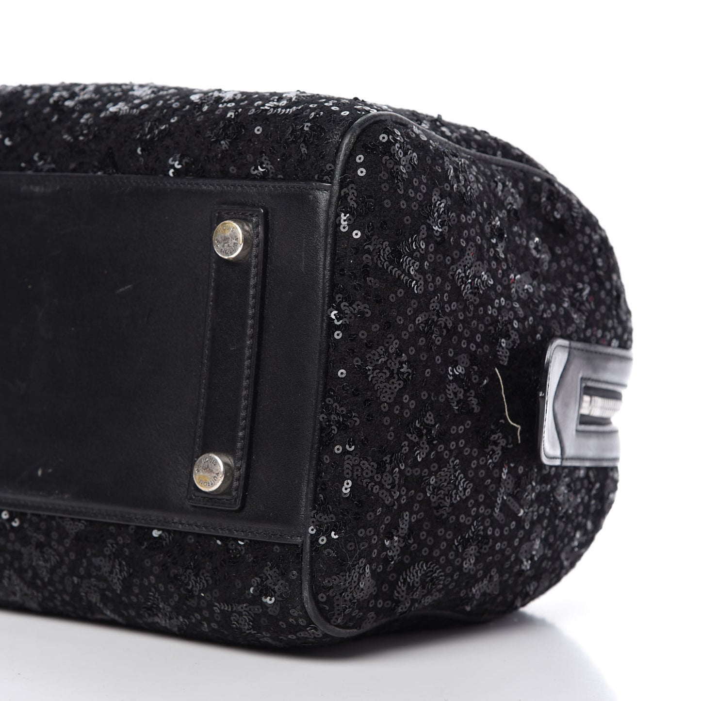 Sequin Monogram Sunshine Express Speedy Black