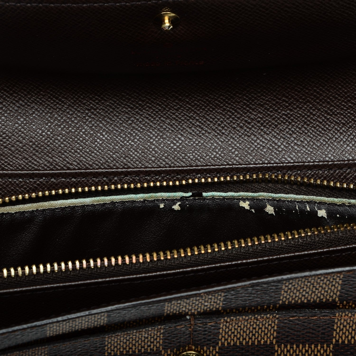 Louis Vuitton Damier Ebene Sarah Wallet 7 of 7