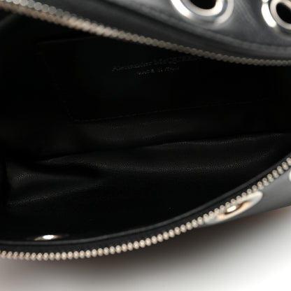 Alexander McQueen Calfskin Biker Embellished Belt Bag Black 5 of 9
