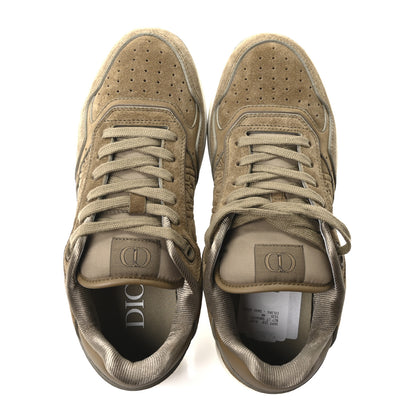 Christian Dior Suede Calfskin Mens B27 Uptown Low Top Sneaker 40 Khaki 2 of 10
