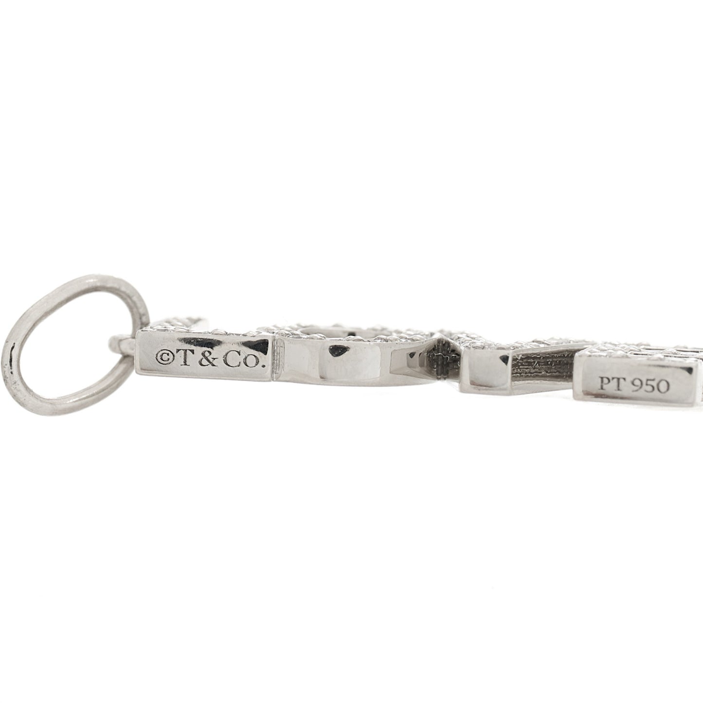Platinum Diamond Love Charm