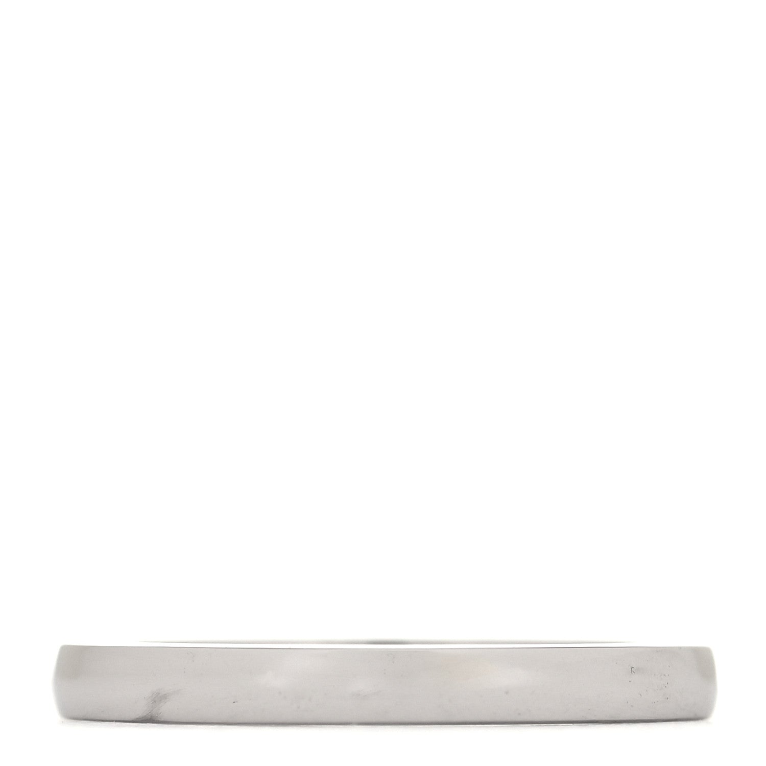 Cartier Platinum Diamond 2.1mm Ballerine Wedding Band Ring 48 4.5 3 of 4