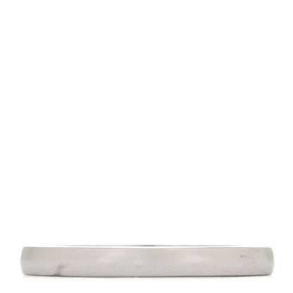 Cartier Platinum Diamond 2.1mm Ballerine Wedding Band Ring 48 4.5 3 of 4